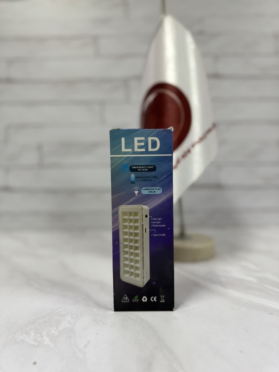 چراغ اضطراری کوچک جعبه آبی