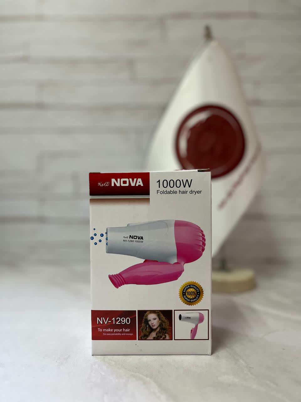 سشوار مسافرتی نوا اورجینال مدل NV-1290 تاشو 1000 وات
